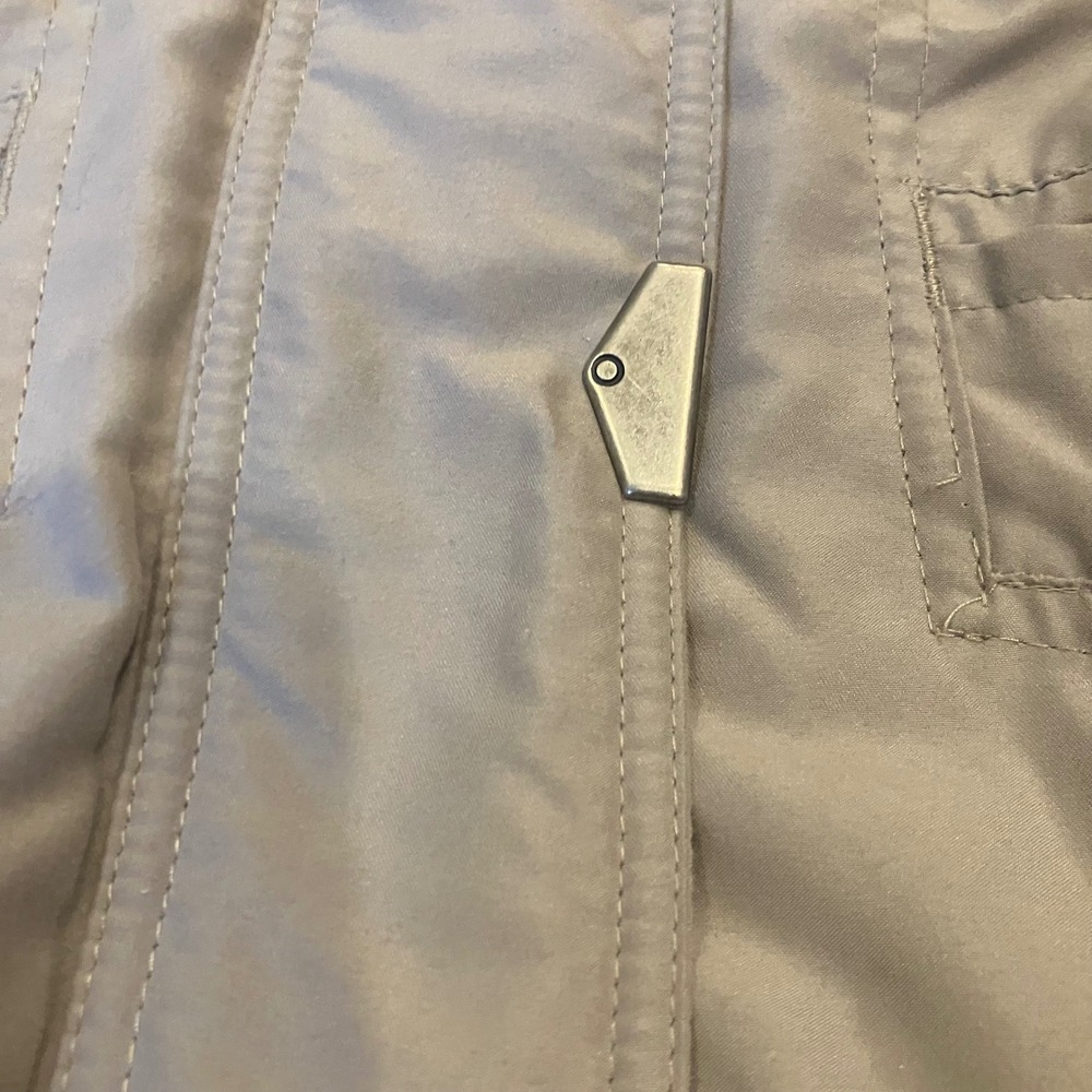 Vintage Tudor Court Haband Womens Tan Insulated Parka Jacket Taupe Size Large - Picture 10 of 10